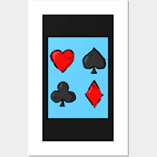 Lucky Playing Card Posters and Art